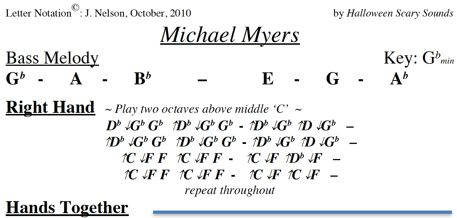 Letter Note Player
